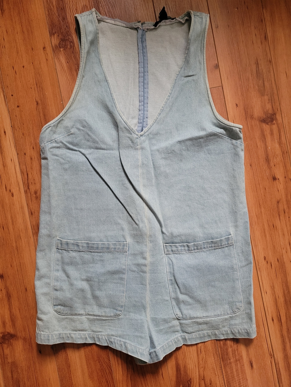 Forever 21 Light Blue Denim Romper